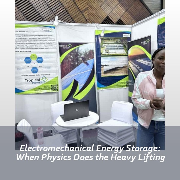 Electromechanical Energy Storage: When Physics Does the Heavy Lifting